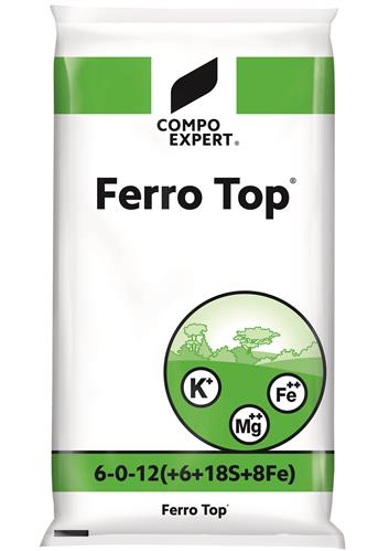 Ferro Top 6-0-12+6MgO+8Fe+Mn+18S  25 kg